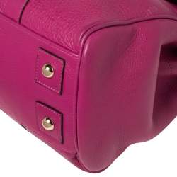 Pre Owned Mulberry Anthracite Pink Leather Bayswater Satchel