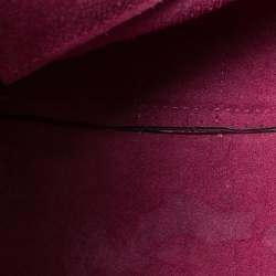 Pre Owned Mulberry Anthracite Pink Leather Bayswater Satchel