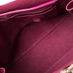 Pre Owned Mulberry Fuchsia Leather Bayswater Satchel