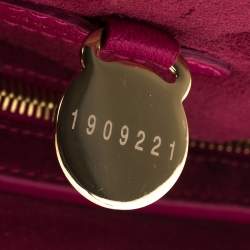 Pre Owned Mulberry Fuchsia Leather Bayswater Satchel