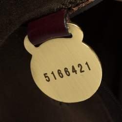 Pre Owned Mulberry Dark Red Leather Alexa Satchel