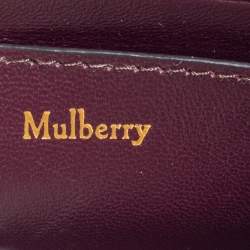Pre Owned Mulberry Grey Leather Micro Bayswater Zip Tote