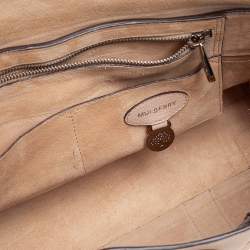 Pre Owned Mulberry Beige Leather Bayswater Satchel