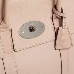 Pre Owned Mulberry Beige Leather Bayswater Satchel