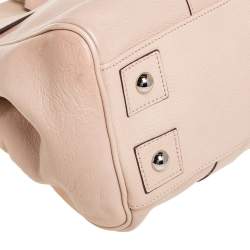 Pre Owned Mulberry Beige Leather Bayswater Satchel