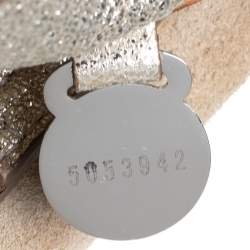 Pre Owned Mulberry Metallic Gold Crinkle Leather Bayswater Satchel