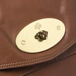 Pre Owned Mulberry Brown Leather Oversized Alexa Satchel