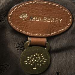 Pre Owned Mulberry Brown Leather Oversized Alexa Satchel