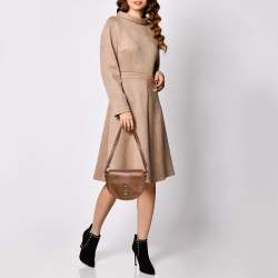 Pre Owned Mulberry Brown Leather Flap Shoulder Bag