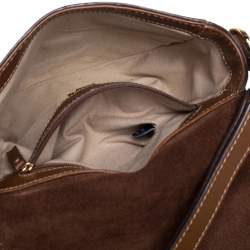 Pre Owned Mulberry Brown Leather Flap Shoulder Bag