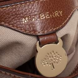 Pre Owned Mulberry Brown Leather Flap Shoulder Bag