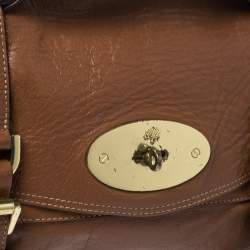 Pre Owned Mulberry Brown Leather Alexa Satchel