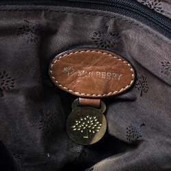 Pre Owned Mulberry Brown Leather Alexa Satchel