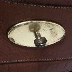 Pre Owned Mulberry Brown Leather Alexa Satchel