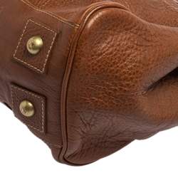 Pre Owned حقيبة ساتشيل مالبري بايزووتر جلد بنية صغيرة 