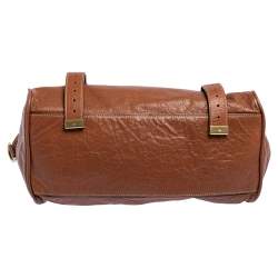 Pre Owned Mulberry Brown Leather Alexa Satchel