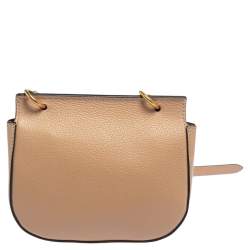 Pre Owned Mulberry Beige Leather Small Amberley Shoulder Bag