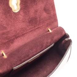 Pre Owned Mulberry Beige Leather Small Amberley Shoulder Bag