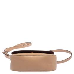 Pre Owned Mulberry Beige Leather Small Amberley Shoulder Bag