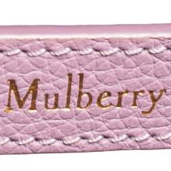 Pre Owned Mulberry Lilac Leather Tenby Crossbody Bag