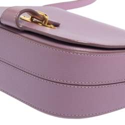Pre Owned Mulberry Lilac Leather Tenby Crossbody Bag