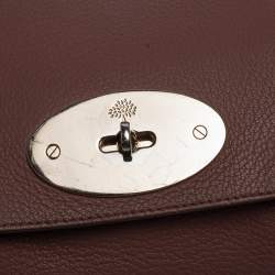 Pre Owned Mulberry Pale Pink Leather Small Lily Shoulder Bag