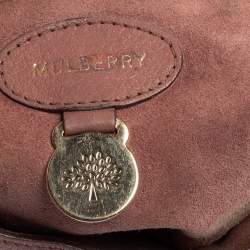 Pre Owned Mulberry Pale Pink Leather Small Lily Shoulder Bag