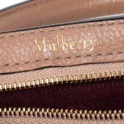 Pre Owned Mulberry Beige Leather Bayswater Satchel