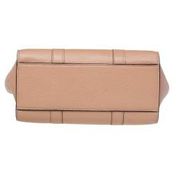 Pre Owned Mulberry Beige Leather Bayswater Satchel