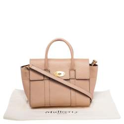 Pre Owned Mulberry Beige Leather Bayswater Satchel