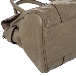 Pre Owned Mulberry Olive Green Leather Small Bayswater Satchel