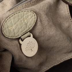 Pre Owned Mulberry Olive Green Leather Small Bayswater Satchel