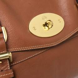 Pre Owned Mulberry Brown Leather Alexa Satchel