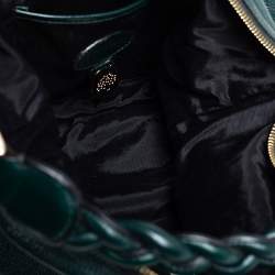 Pre Owned Mulberry Green Leather Daria Hobo
