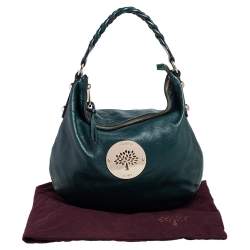 Pre Owned Mulberry Green Leather Daria Hobo