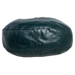 Pre Owned Mulberry Green Leather Daria Hobo