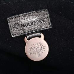 Pre Owned Mulberry Vintage Metallic Silver Leather Satchel
