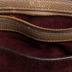 Pre Owned Mulberry Khaki Green Leather Small Bayswater Satchel