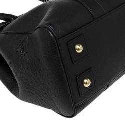 Pre Owned Mulberry Black Leather Bayswater Satchel