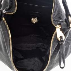 Pre Owned Mulberry Black Leather Medium Soft Spongy Daria Hobo