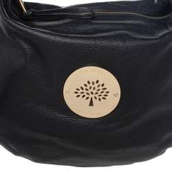 Pre Owned Mulberry Black Leather Medium Soft Spongy Daria Hobo
