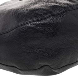 Pre Owned Mulberry Black Leather Medium Soft Spongy Daria Hobo