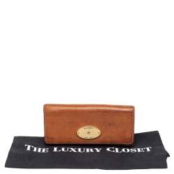 Mulberry Brown Leather Continental Wallet