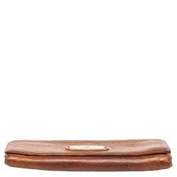 Mulberry Brown Leather Continental Wallet