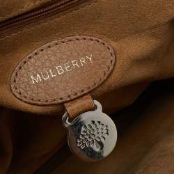 Pre Owned Mulberry Tan Leather Medium Lily Shoulder Bag