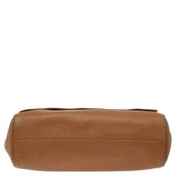 Pre Owned Mulberry Tan Leather Medium Lily Shoulder Bag