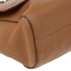 Pre Owned Mulberry Tan Leather Medium Lily Shoulder Bag