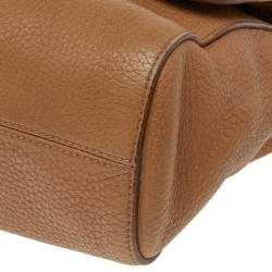Pre Owned Mulberry Tan Leather Medium Lily Shoulder Bag