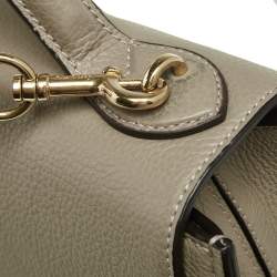 Pre Owned Mulberry Beige Leather Small Seaton Top Handle Bag