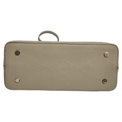 Pre Owned Mulberry Beige Leather Small Seaton Top Handle Bag